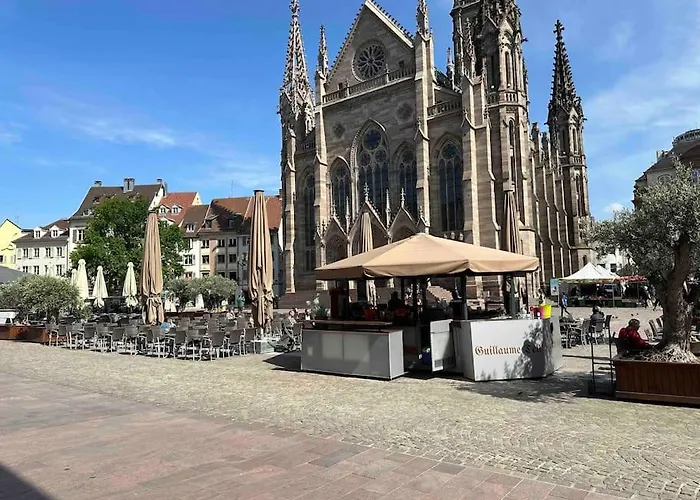 Apartamento Near The Magic 6 Persons Apartment, 1 -minute Walk To Christmas Market! Mulhouse